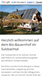 Mobile Screenshot of bio-bauernhof-schwarzwald.de